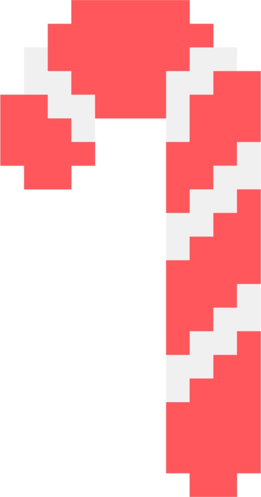 クリスマスのビビッドなドット絵