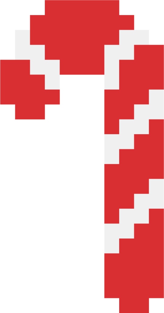 クリスマスのビビッドなドット絵