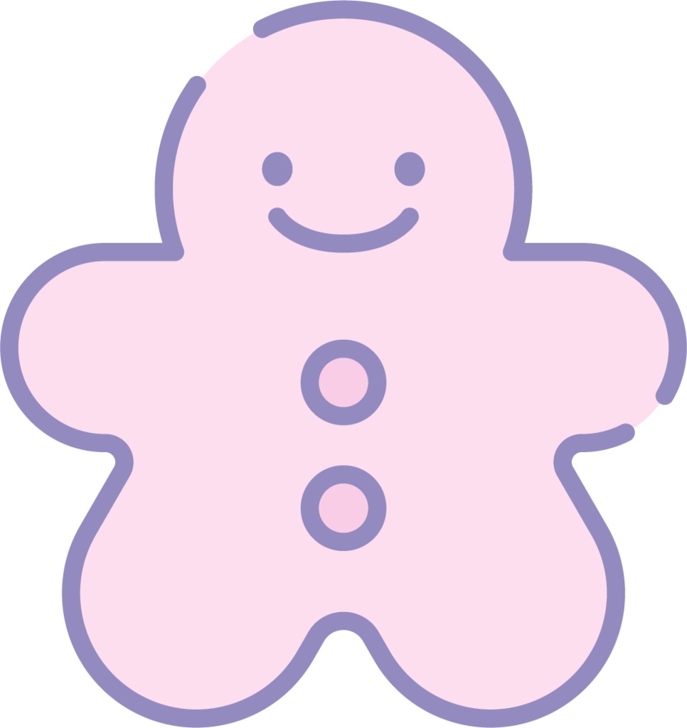 ゆめかわなクリスマスイラスト素材