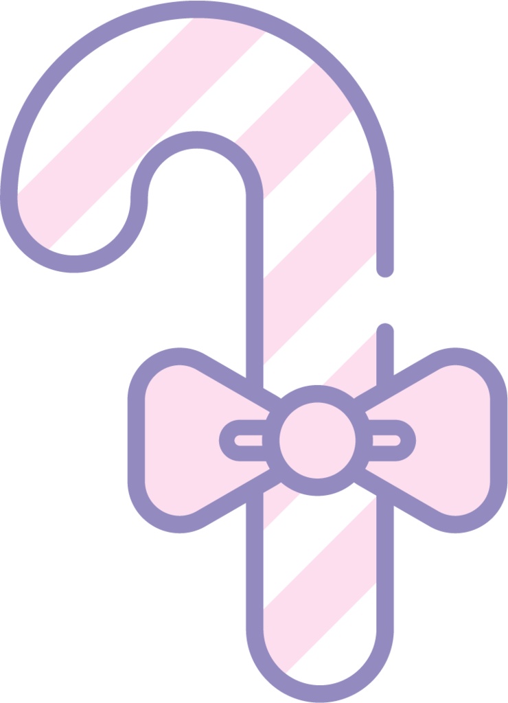 ゆめかわなクリスマスイラスト素材