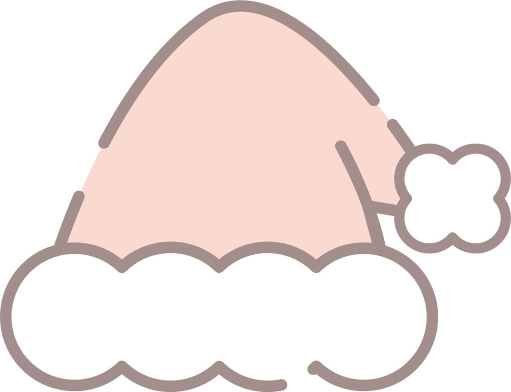 ゆめかわなクリスマスイラスト素材