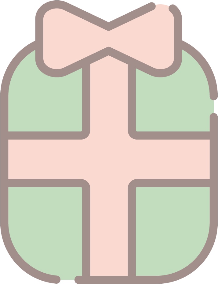 ゆめかわなクリスマスイラスト素材