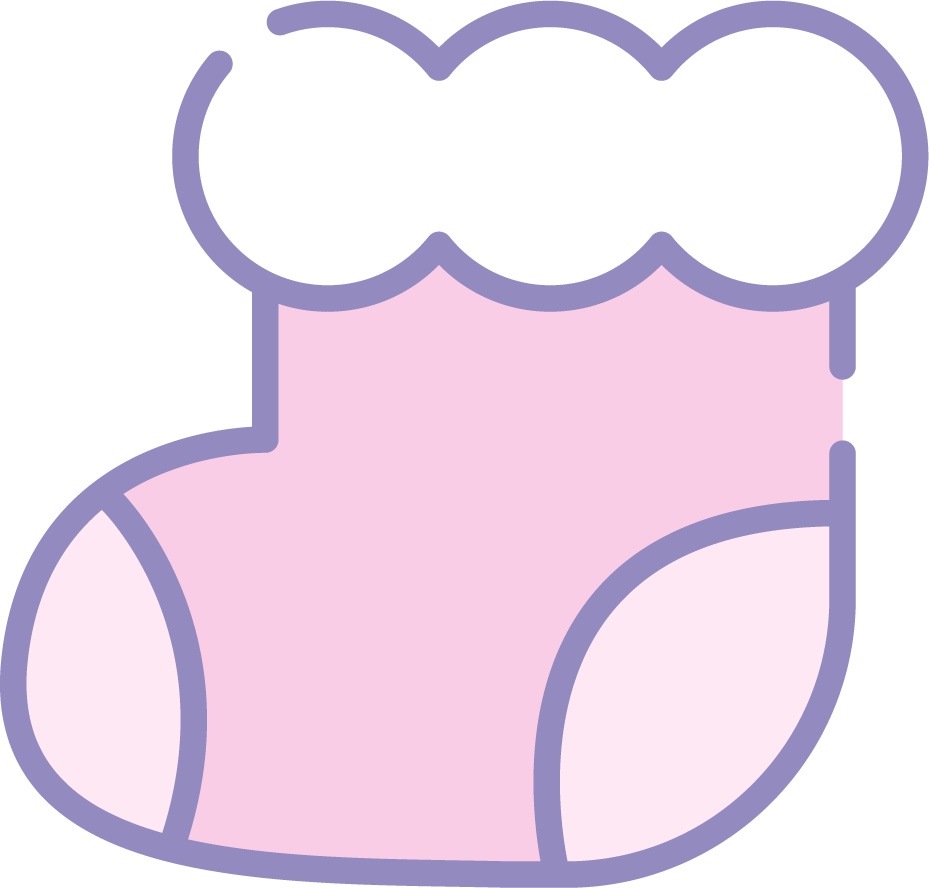 ゆめかわなクリスマスイラスト素材