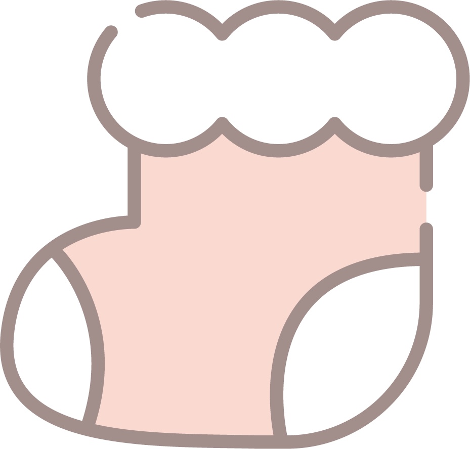 ゆめかわなクリスマスイラスト素材