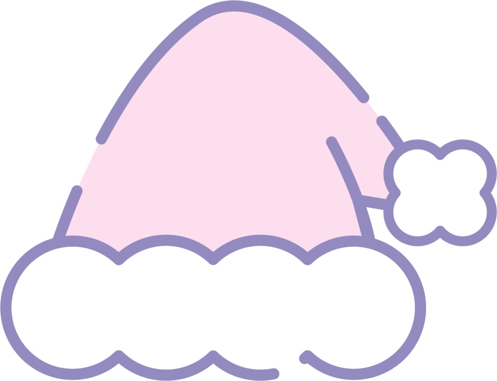 ゆめかわなクリスマスイラスト素材