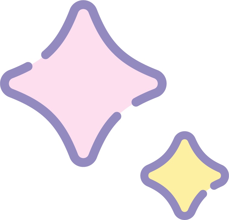 ゆめかわなクリスマスイラスト素材