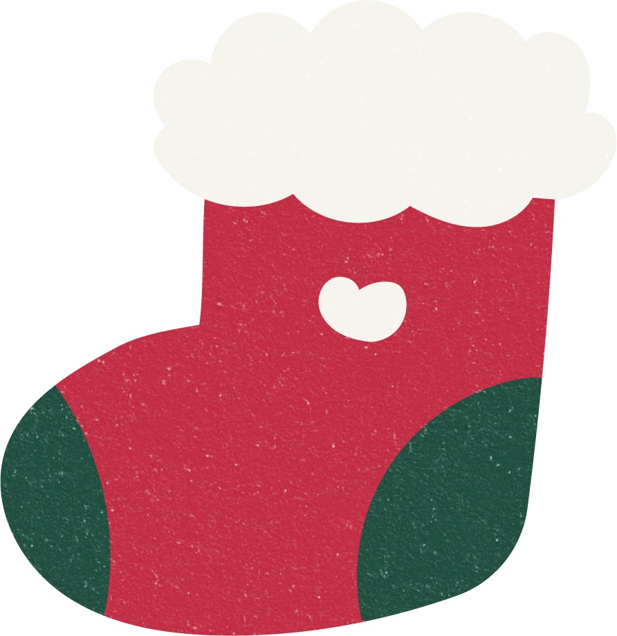 ほっこりクリスマスイラスト素材