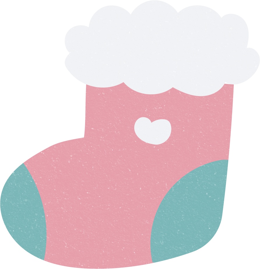 ほっこりクリスマスイラスト素材