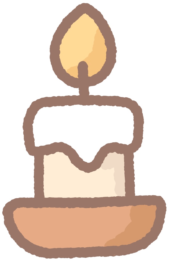 手書き風クリスマスイラスト素材