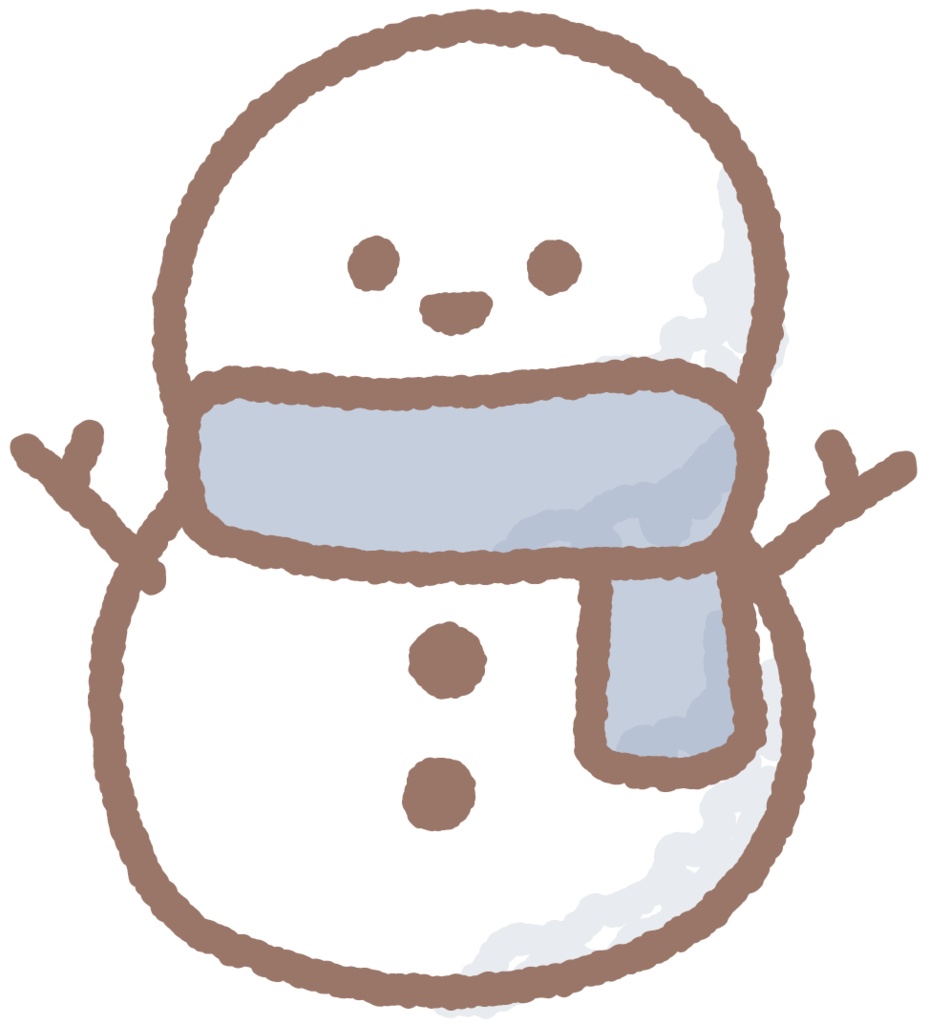 手書き風クリスマスイラスト素材