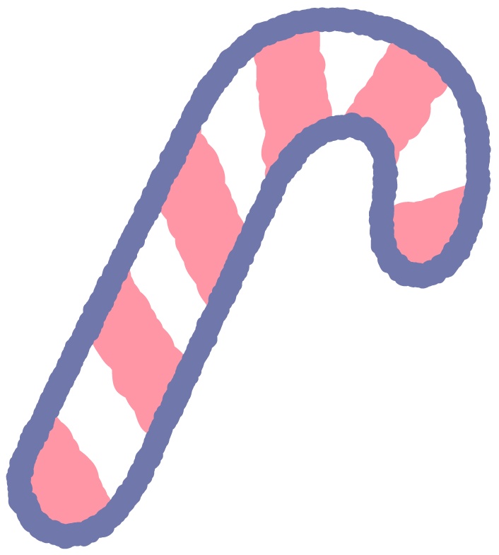 手書き風クリスマスイラスト素材