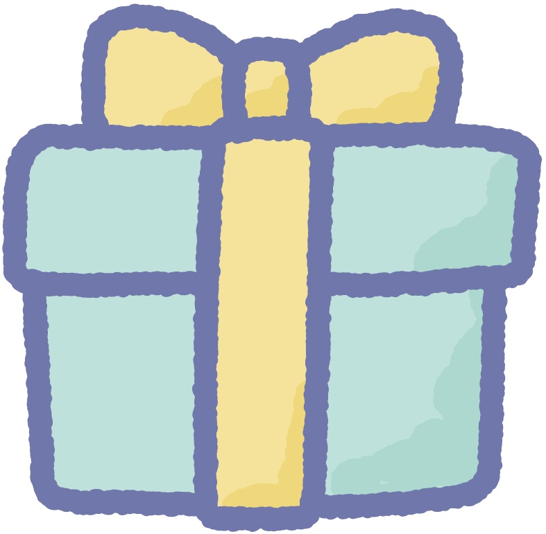 手書き風クリスマスイラスト素材