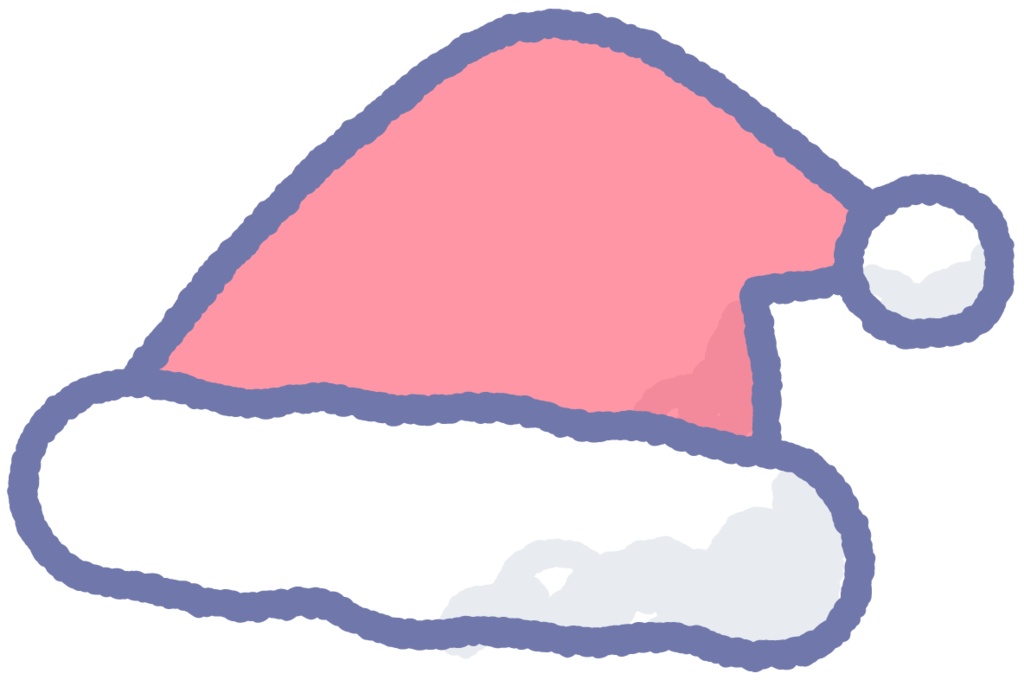 手書き風クリスマスイラスト素材