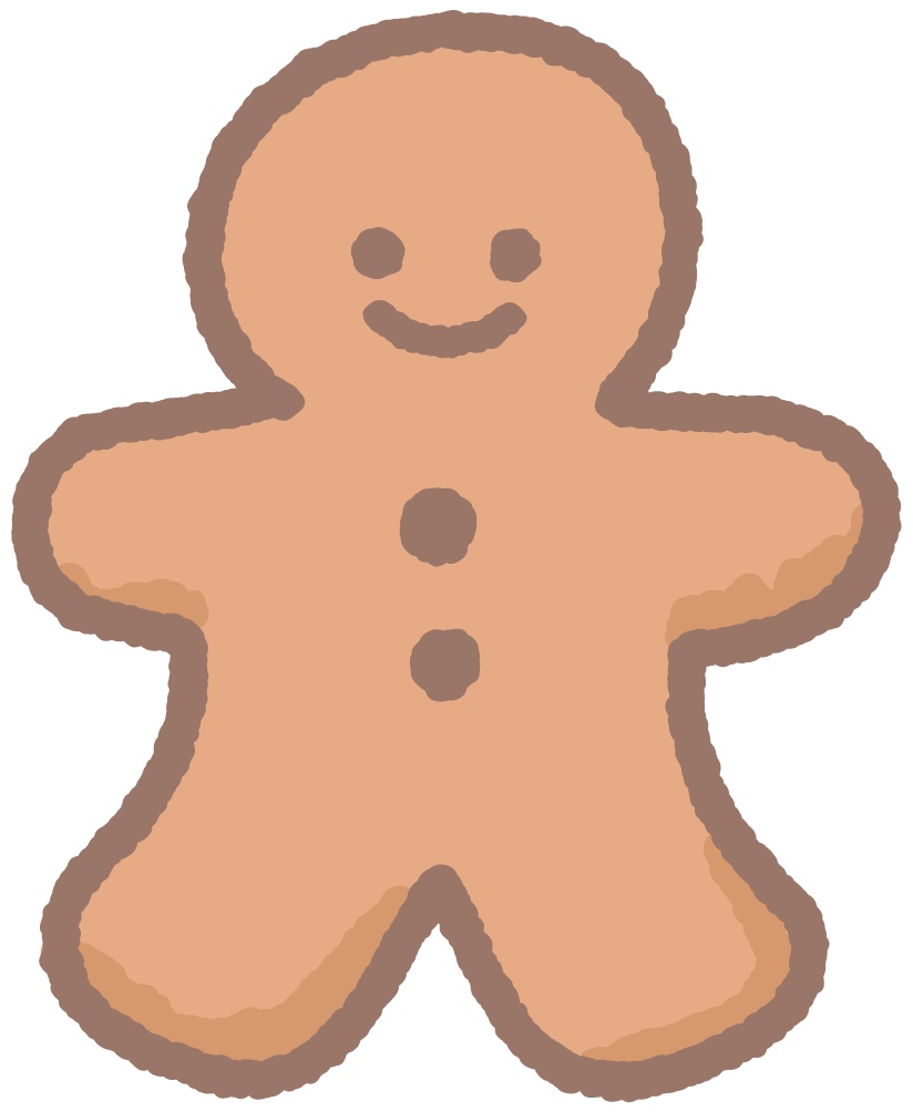 手書き風クリスマスイラスト素材