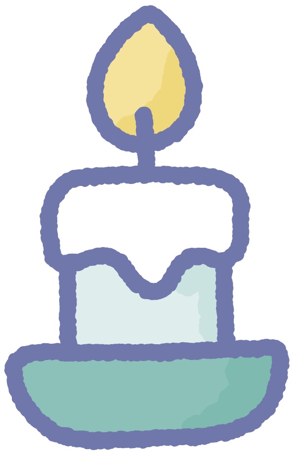 手書き風クリスマスイラスト素材