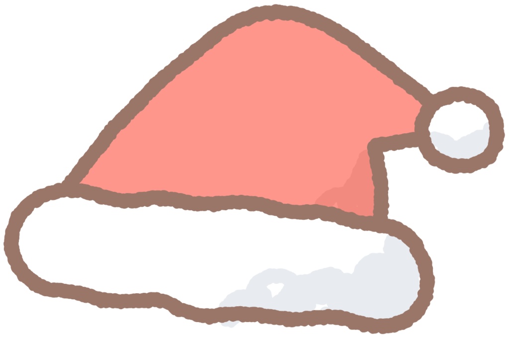 手書き風クリスマスイラスト素材