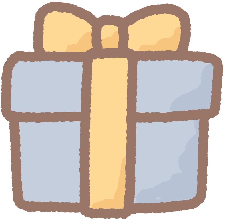 手書き風クリスマスイラスト素材