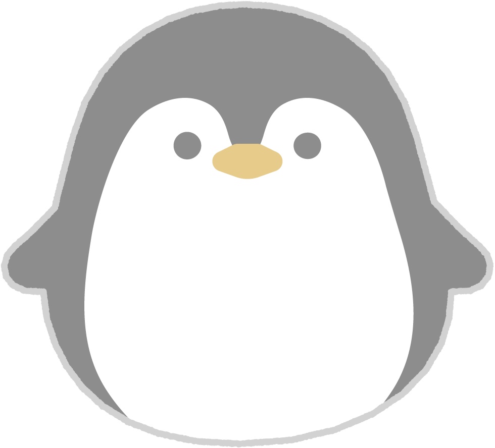 冬の動物イラスト素材