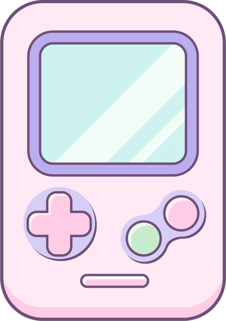 パステルなガジェットイラスト素材