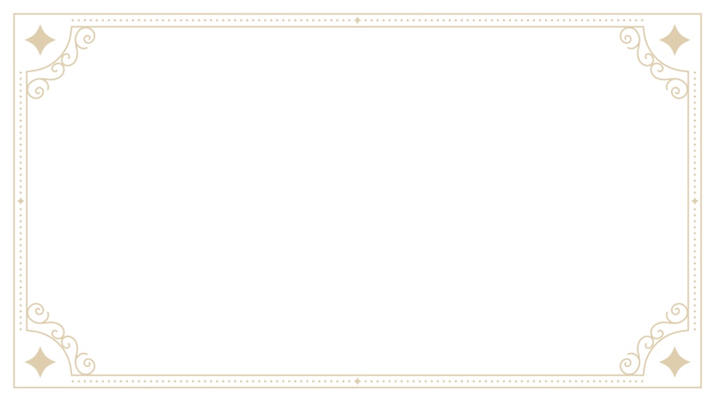 レトロガーリーなフレーム素材