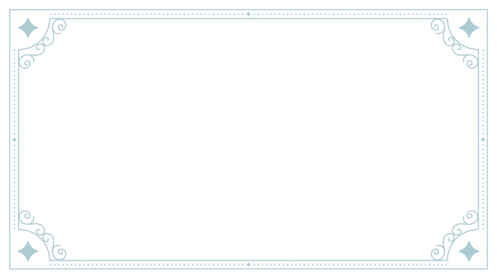 レトロガーリーなフレーム素材