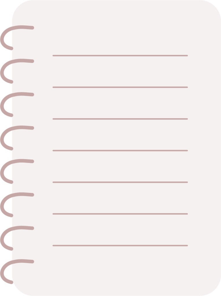 ガーリーな文房具イラスト素材