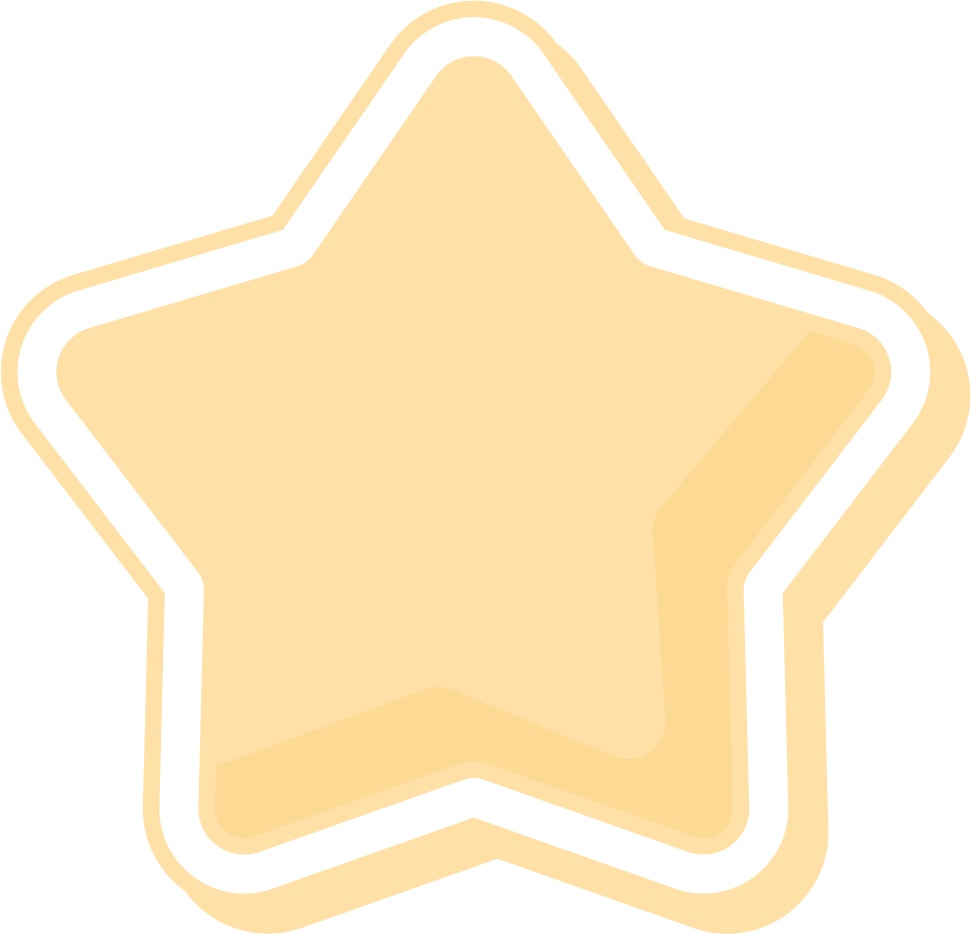 パステルな飾り素材