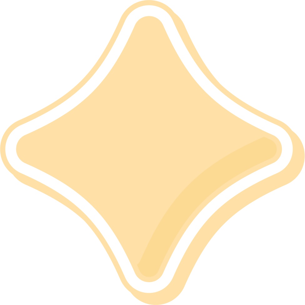 パステルな飾り素材