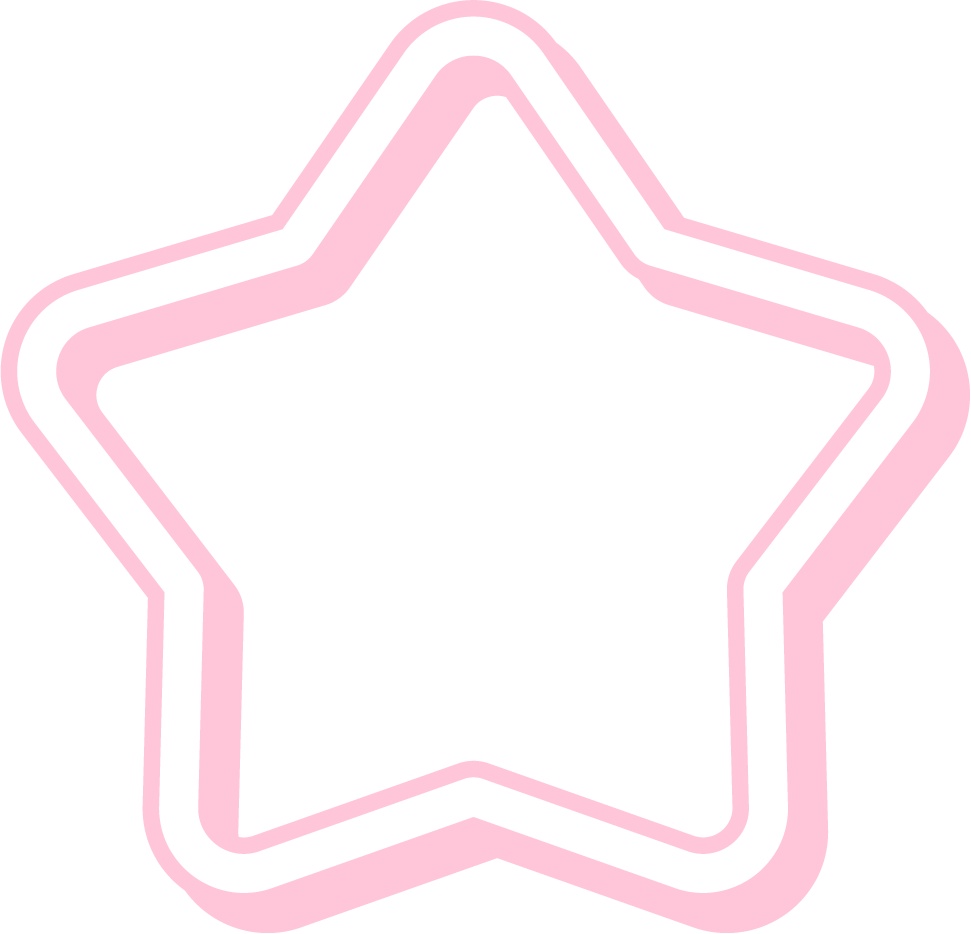 パステルな飾り素材