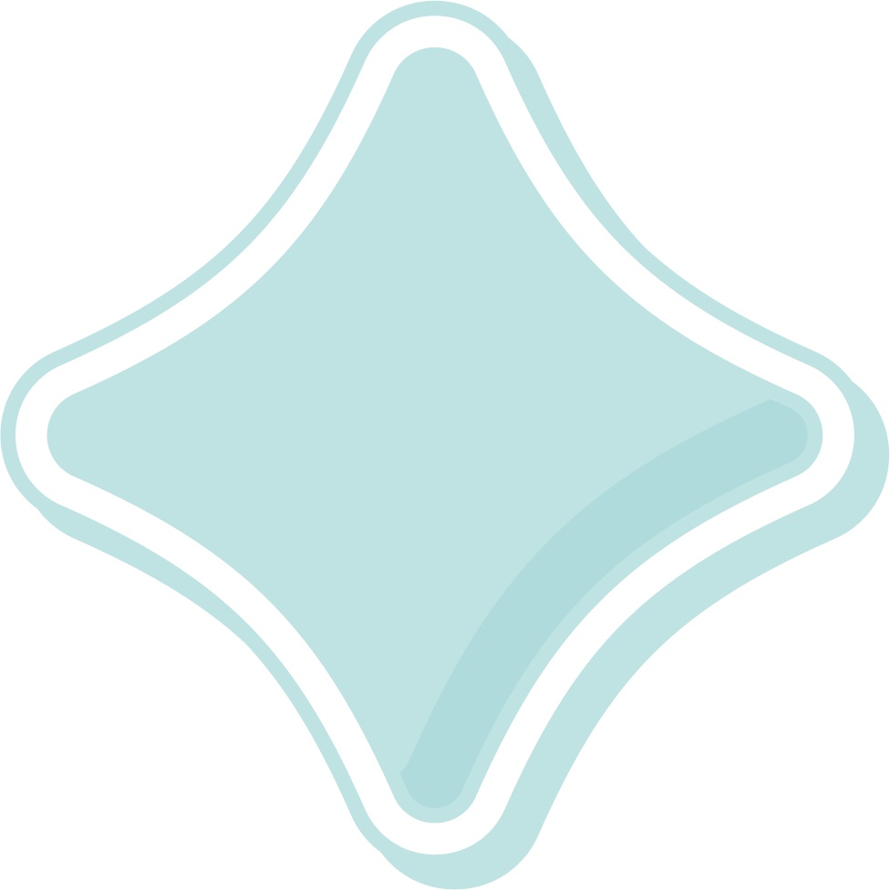 パステルな飾り素材