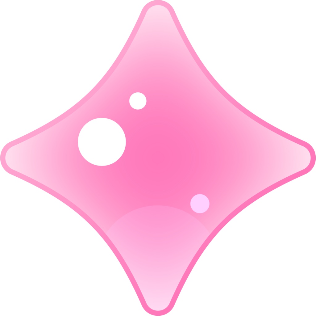 ぷっくり飾り素材