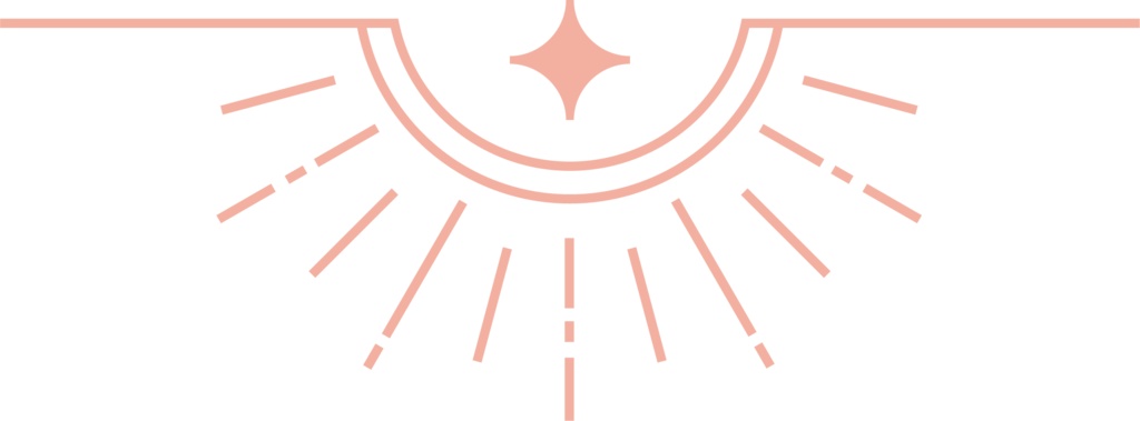 星モチーフの飾り罫素材