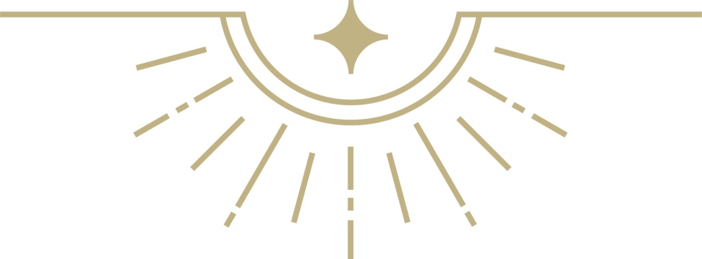 星モチーフの飾り罫素材