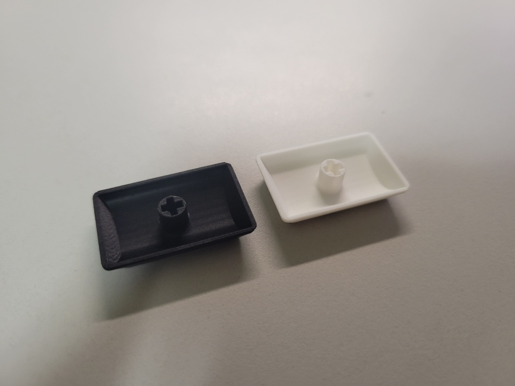 1.5u ロープロファイルコンベックスキーキャップ(4個)