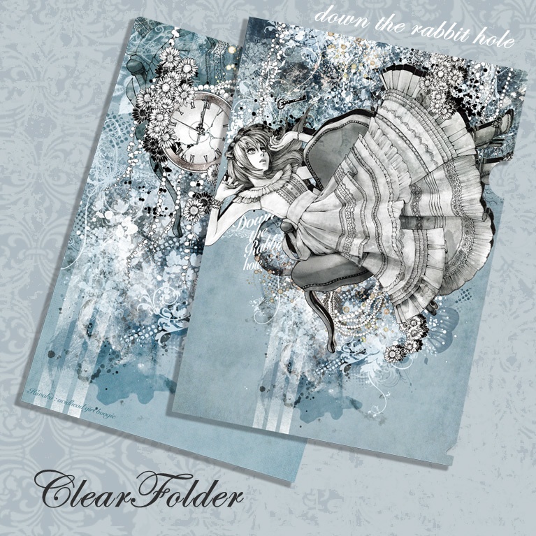 アリスのA4クリアファイル