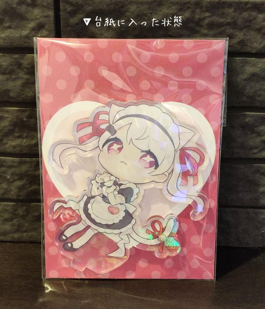 メイドしぃしぃアクスタ|Acrylic Stand featuring Shiina Yuika in a Maid Outfit