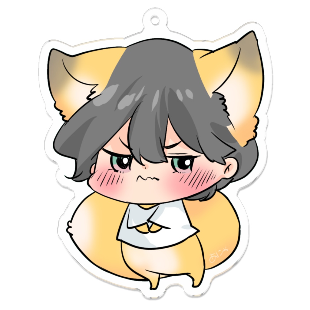 きつねアクキー