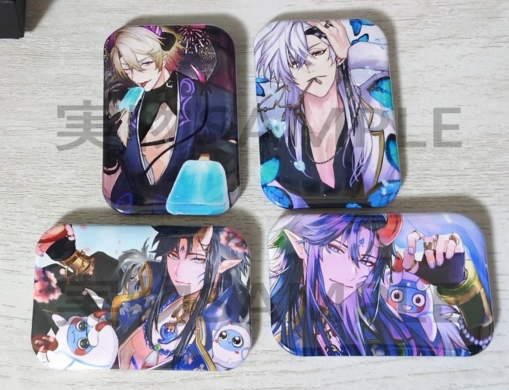 【非公式】缶バッジ/Can badge【FSP EN/Zander Netherbrand/Cassian Floros/Altus Zendoji】