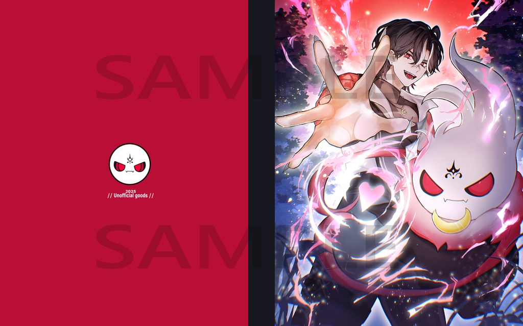 【非公式fan merch】A4 Clear file/binder【FSP EN/Lucien Lunaris】