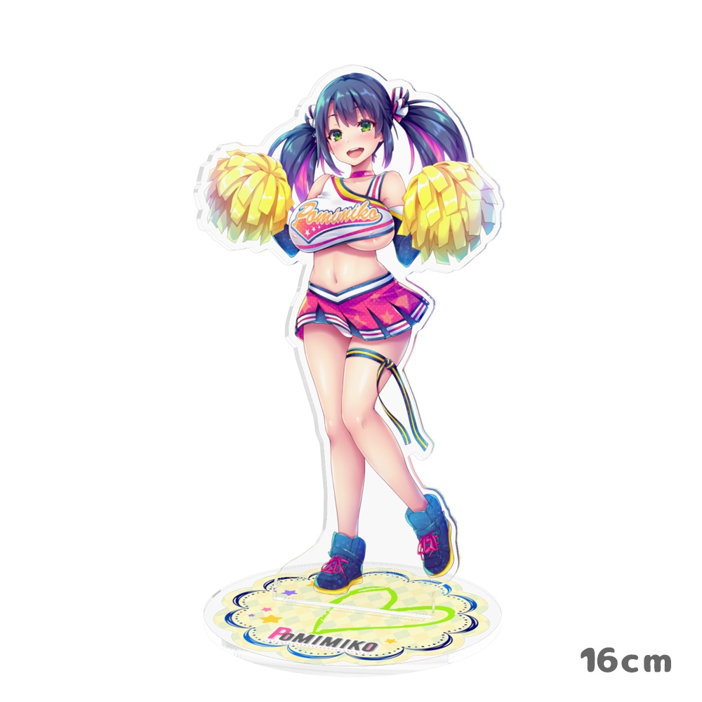 チアガールの応援アクリルフィギュア📣