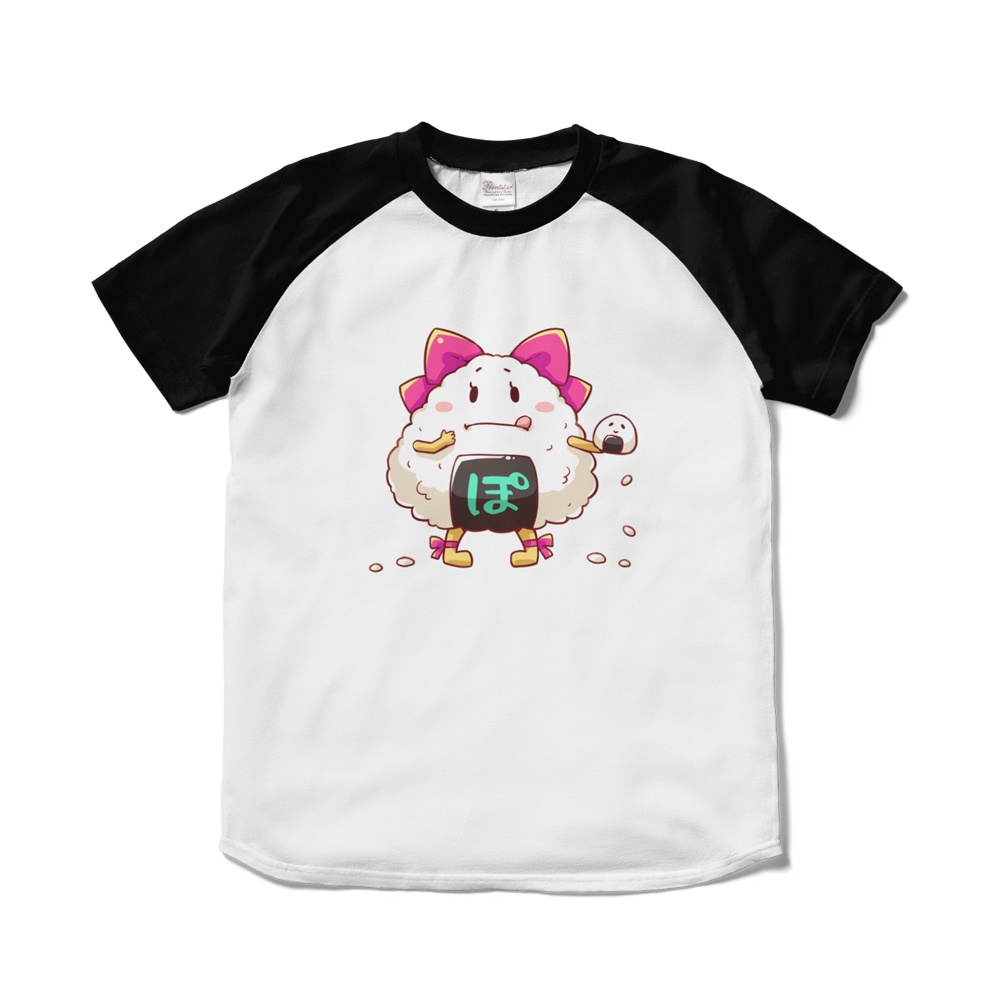 ぽにぎりラグランTシャツ🍙🎀