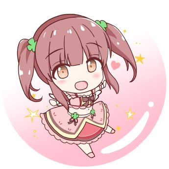 智絵里アクリルキーホルダー（ピンク）