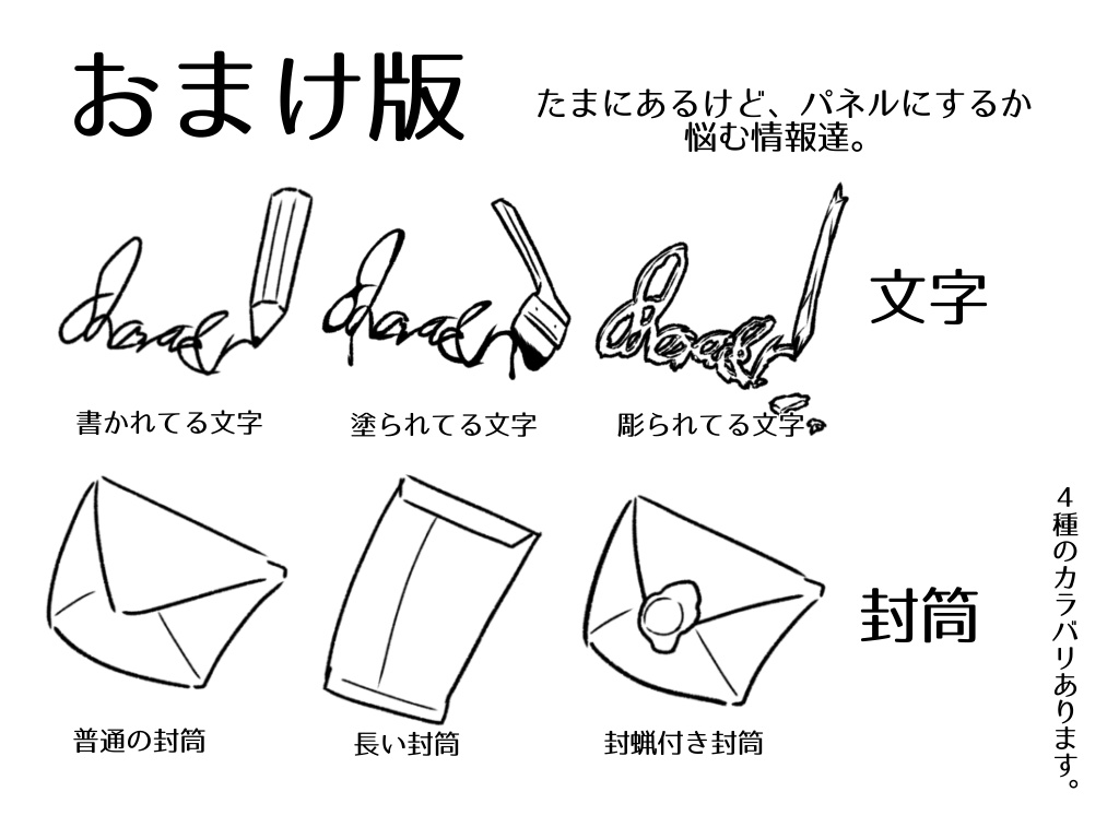 【無料版有り】落書きが動く感じの情報パネル