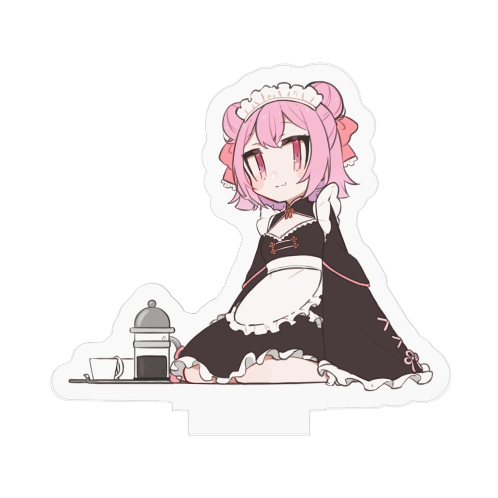 フレンチプレスとちゅんりぃのアクリルスタンド