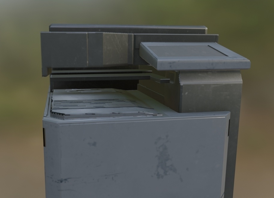 【3Dモデル】コピー機 プリンタ