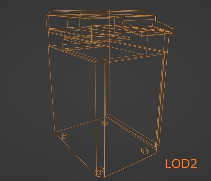 【3Dモデル】コピー機 プリンタ