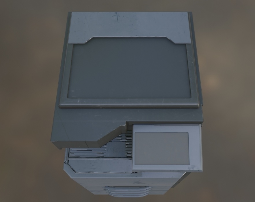 【3Dモデル】コピー機 プリンタ