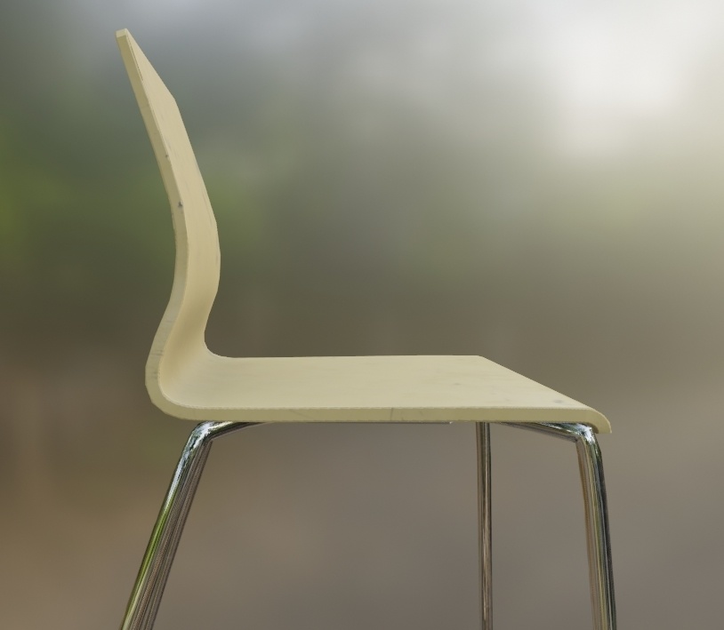 【3Dモデル】パイプ椅子/スタッキングチェア