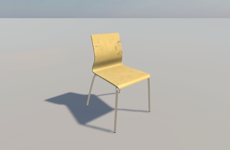 【3Dモデル】パイプ椅子/スタッキングチェア