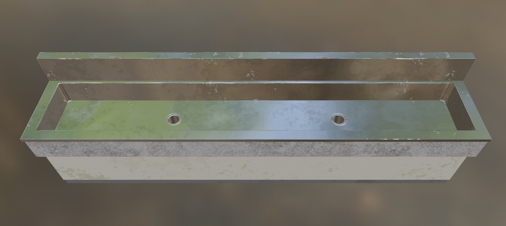 水飲み場(手洗い場)【3Dモデル】